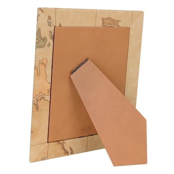 Leather Photo Frame - 8 x 10 -ALVIERO MARTINI 1A CLASSE Geo -NWB - Picture 3 of 11